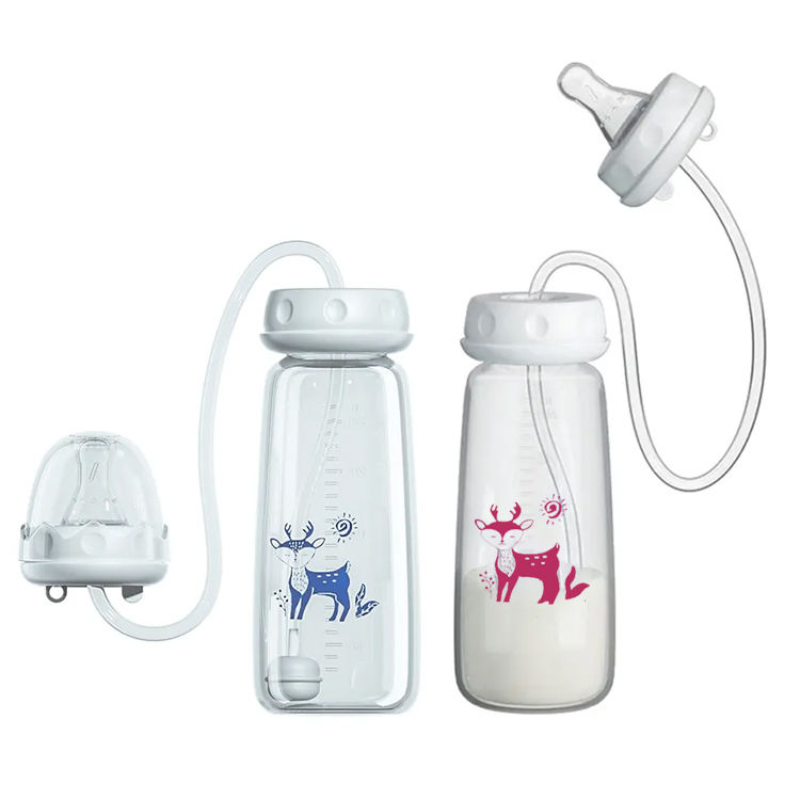 Kletshuts™ BabyBottle:  Händer-Gratis Lättmatad Babyflaskset