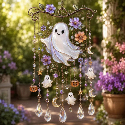HalloweenChime - Spooky Seasonal Sun Catcher Charm Halloween Vindspel Dekor