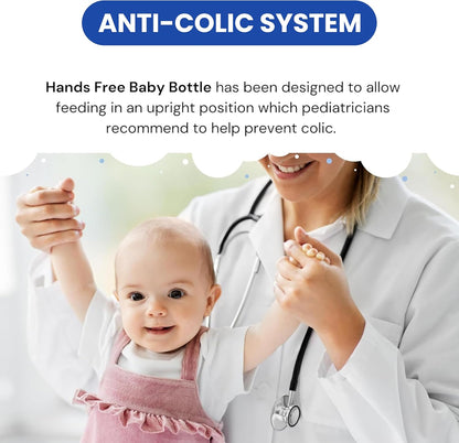 Kletshuts™ BabyBottle:  Händer-Gratis Lättmatad Babyflaskset