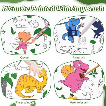 Kletshuts™ ColoringRolls 1+1 GRATIS: Barnens Kreativa DIY Pappersritning Och Färgläggningsrullar