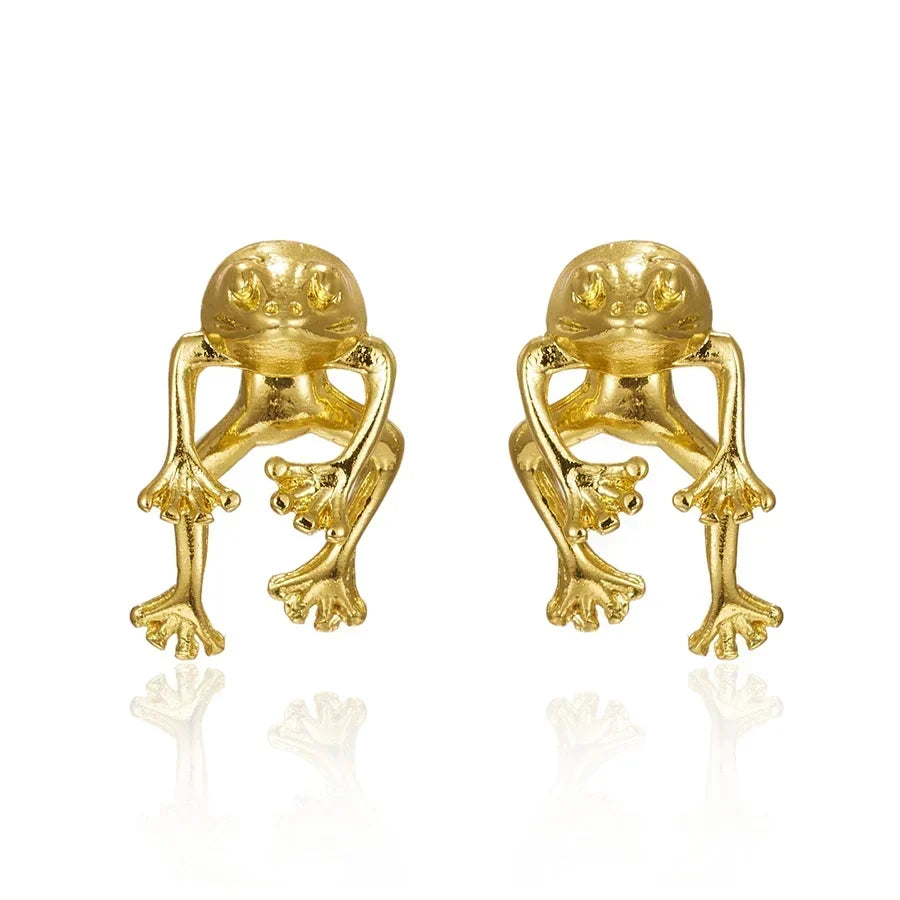 Jewelance™ FrogEarrings 1+1 GRATIS: Söta Temperament Grodörhängen