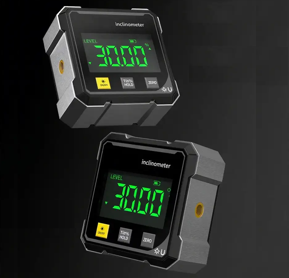 Globetrek° DigitalInclinometer: Digitalt Magnetiskt Sidor Laserlutningsmätare